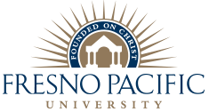 Fresno Pacific University logo.