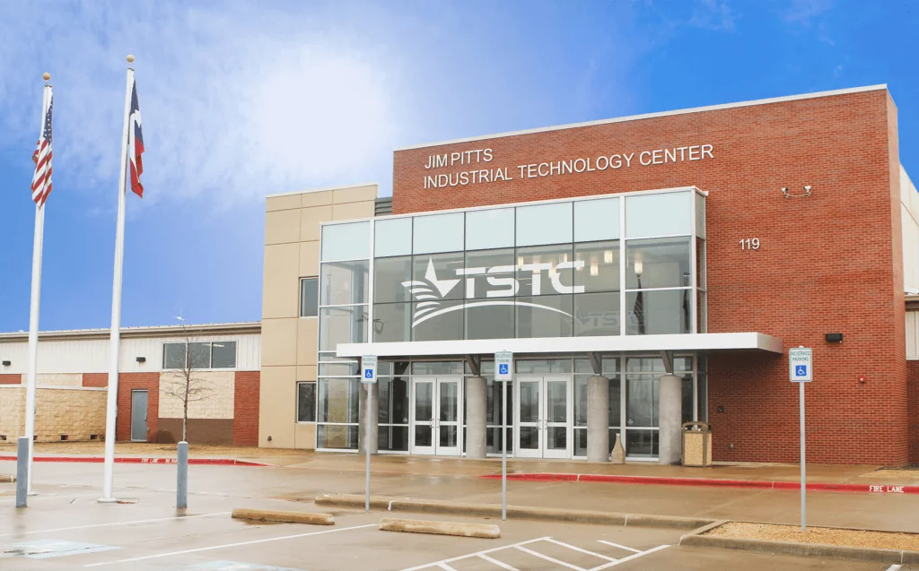 Front entrance to Texas State Technical College.