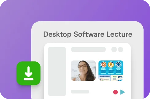 Software-Based Lecture Capture Icon.