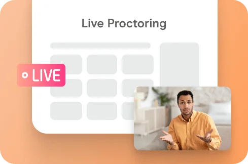 Live Proctoring illustration.