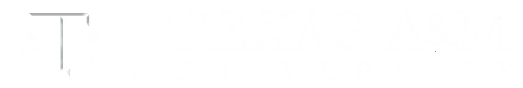 Texas A&M white logo